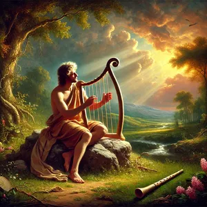 21. Hans broder hed Jubal, stamfader til alle dem, som spiller på harpe og fløjte.